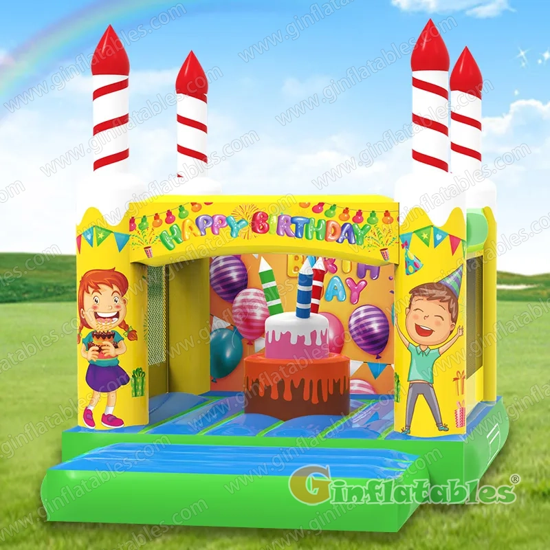 GB-146 Birthday cake bounce house 